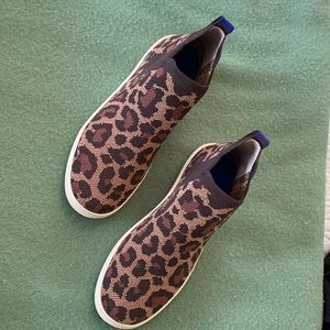 Rothy's Leopard Print Ankle Booties